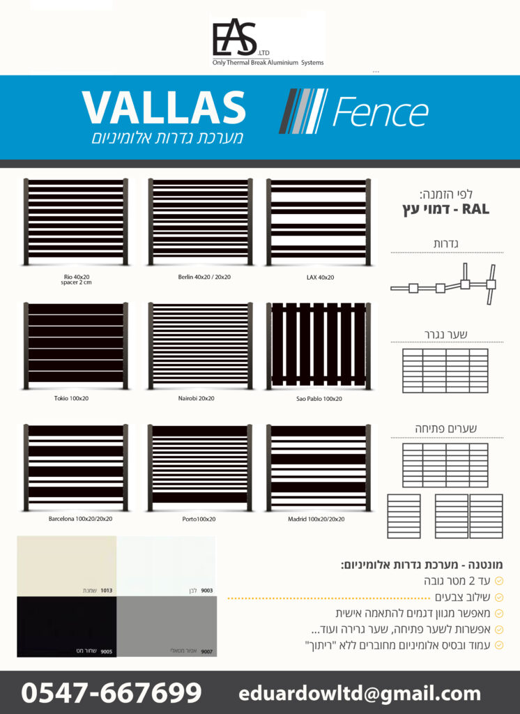 גדר אלומיניום עשה זאת בעצמך